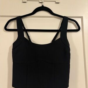 Abercrombie & Fitch Black Textured Top